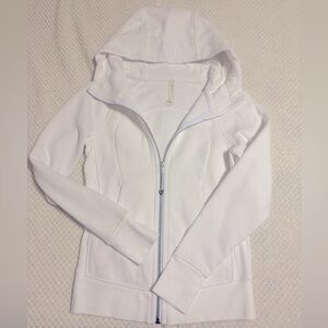 Lululemon Scuba Full Zip - White - Size 4